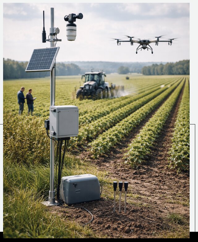 Разработка IoT мониторинга полей в Кондопоге от 8629 р. | АвикейКнп